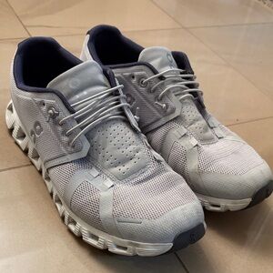 On Men's Athletic Shoes in Light Gray